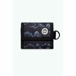 Hype. Black Mono Wave Drip Wallet -Hype Shop unnamed file 6092