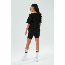 Hype. Black Scibble Boxy T-Shirt And Cycling Shorts Set -Hype Shop unnamed file 6112