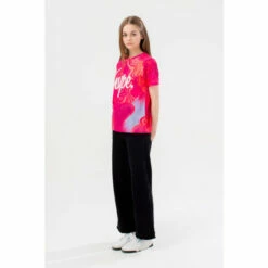 Hype. Girls Pink Finger Paint Scribble T-Shirt -Hype Shop unnamed file 613