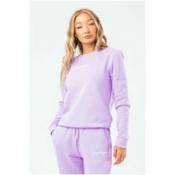 Hype. Lilac Purple Scribble Crew Neck Sweatshirt -Hype Shop unnamed file 6149