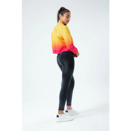 unnamed-file-6164.jpg Hype. Kids Sunset Fade Yellow Crop Crew Sweater -Hype Shop unnamed file 6164