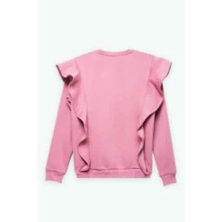 Hype. Blush Pink Scribble Logo Frill Crew Neck Sweatshirt 7 Hype. Blush Pink Scribble Logo Frill Crew Neck Sweatshirt -Hype Shop unnamed file 6172