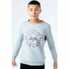 Hype. Grey Oil Cog Kids Crew Jumper -Hype Shop unnamed file 6180