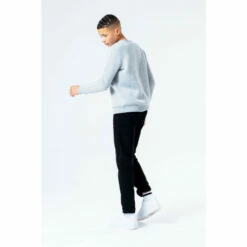 Hype. Grey Oil Cog Kids Crew Jumper -Hype Shop unnamed file 6182