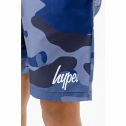 Hype. Boys Blue Camo Swim Shorts -Hype Shop unnamed file 6198