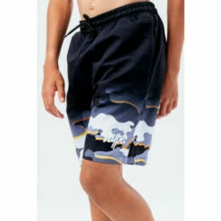 Hype. Black Camo Fade Swim Shorts -Hype Shop unnamed file 6212
