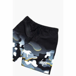 Hype. Black Camo Fade Swim Shorts -Hype Shop unnamed file 6215