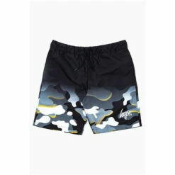 Hype. Black Camo Fade Swim Shorts -Hype Shop unnamed file 6216