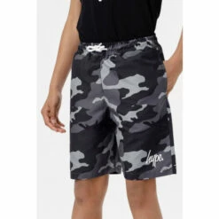 Hype. Boys Black Camo Swim Short