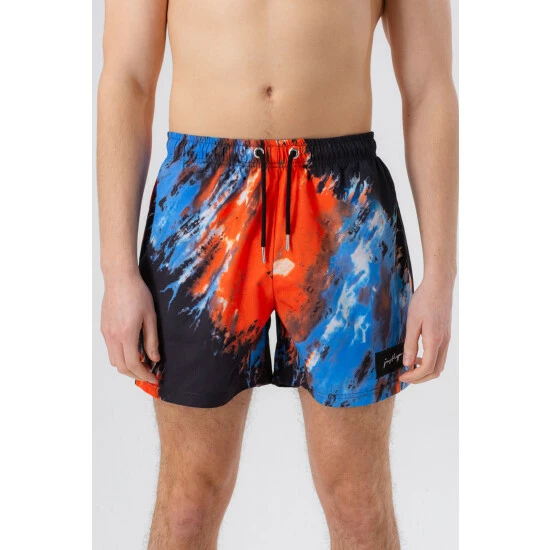 unnamed-file-6251.jpg Hype. Mens Bohemian Black Dye Scribble Patch Swim Shorts -Hype Shop unnamed file 6251