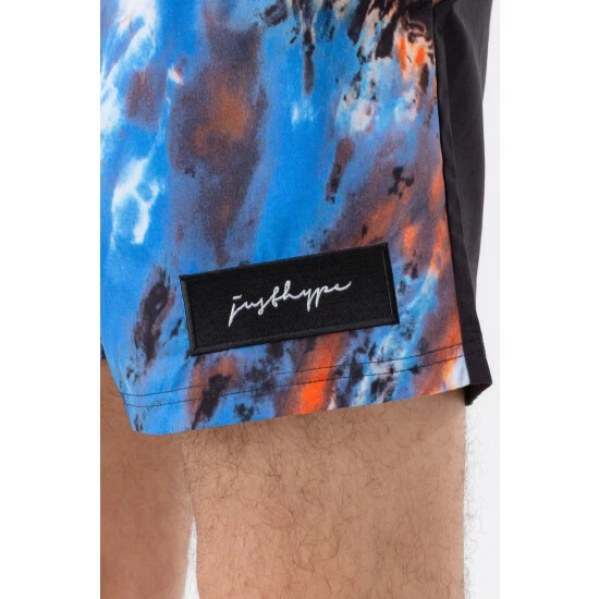 unnamed-file-6254.jpg Hype. Mens Bohemian Black Dye Scribble Patch Swim Shorts -Hype Shop unnamed file 6254