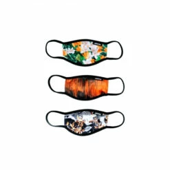 Hype. Kids Green 3x Sunset Graffiti Face Mask Set