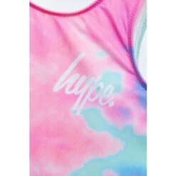 Hype. Girls Pink Lucid Tie Dye Swimsuit -Hype Shop unnamed file 6315