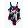 Hype. Girls Black Scribble Swimsuit -Hype Shop unnamed file 6340