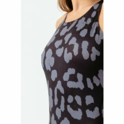 Hype. Womens Leopard Scribble Black Swimsuit -Hype Shop unnamed file 6348