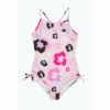 Hype. Girls Leopard Pink Frilly Script Swimsuit -Hype Shop unnamed file 6356
