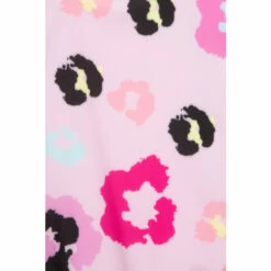 Hype. Girls Leopard Pink Frilly Script Swimsuit -Hype Shop unnamed file 6359