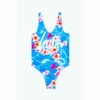 Hype. Blue Kids Hawaii Pool Swimsuit