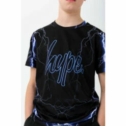 Hype. Black Lightning Script T-Shirt 5 Hype. Black Lightning Script T-Shirt -Hype Shop unnamed file 638