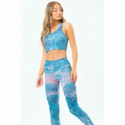 Hype. Blue Marble Women's Bralette -Hype Shop unnamed file 6418