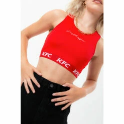 Hype. X KFC Red Bralet -Hype Shop unnamed file 6430