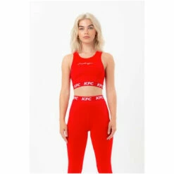 Hype. X KFC Red Bralet -Hype Shop unnamed file 6432