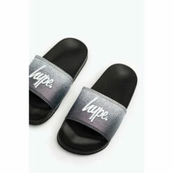 Hype. Green Speckle Fade Kids Sliders -Hype Shop unnamed file 6440