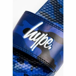 Hype Boys Navy Camo Sliders -Hype Shop unnamed file 6485