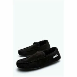Hype. Mens Moccassin Slippers -Hype Shop unnamed file 6540