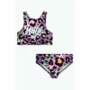 Hype. Girls Purple Leopard Animal Script 2 Piece Bikini -Hype Shop unnamed file 6588