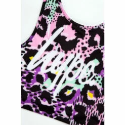 Hype. Girls Purple Leopard Animal Script 2 Piece Bikini -Hype Shop unnamed file 6590