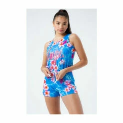 Hype. Kids Hawaii Pool Blue Playsuit -Hype Shop unnamed file 6619