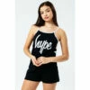 Hype. Black Strappy Playsuit -Hype Shop unnamed file 6620