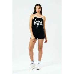 Hype. Black Strappy Playsuit -Hype Shop unnamed file 6622