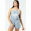 Hype. Grey Marl Strappy Playsuit -Hype Shop unnamed file 6630