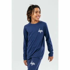 Hype. Kids Blue Long Sleeve Pyjama Set -Hype Shop unnamed file 6637