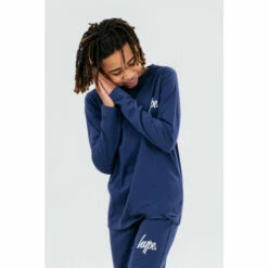 Hype. Kids Blue Long Sleeve Pyjama Set -Hype Shop unnamed file 6638