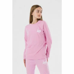 Hype Pink Long Sleeve Kids Pyjama Set -Hype Shop unnamed file 6647