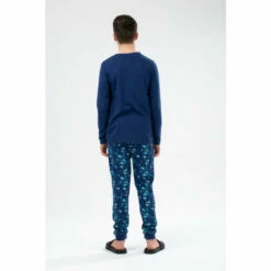 Hype. Kids Blue Splat Long Sleeve Pyjama Set -Hype Shop unnamed file 6651