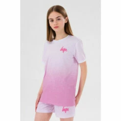 Hype. Girls Pink Speckle Fade Script Short Pyjamas 4 Hype. Girls Pink Speckle Fade Script Short Pyjamas -Hype Shop unnamed file 6670