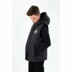 Hype. Kids Black Padded Puffer Gilet
