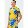 Hype. Mens Yellow Hawaii Sun Resort Shirt -Hype Shop unnamed file 6695