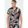Hype. Black Mens Resort Shirt -Hype Shop unnamed file 6708