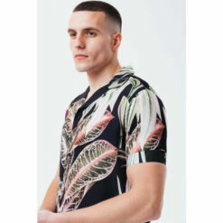 Hype. Black Mens Resort Shirt -Hype Shop unnamed file 6711