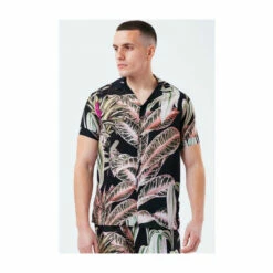 Hype. Black Mens Resort Shirt -Hype Shop unnamed file 6713