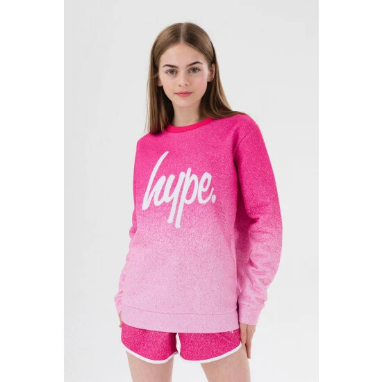 unnamed-file-6759.jpg Hype. Pink Speckle Fade Script Crew Sweatshirt -Hype Shop unnamed file 6759
