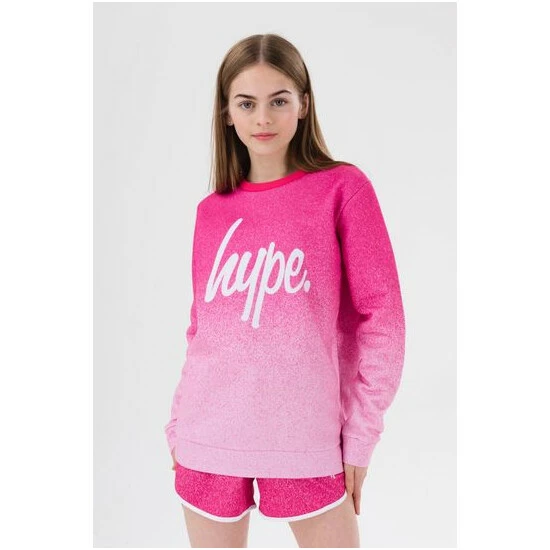 unnamed-file-6760.jpg Hype. Pink Speckle Fade Script Crew Sweatshirt -Hype Shop unnamed file 6760