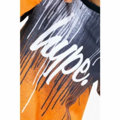 Hype. Orange Drips Script Crew Jumper -Hype Shop unnamed file 6764
