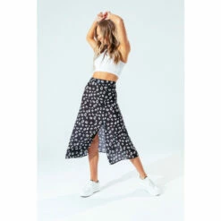 Hype. Womens Black Mono Spots Skirt 3 Hype. Womens Black Mono Spots Skirt -Hype Shop unnamed file 6773