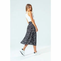 Hype. Womens Black Mono Spots Skirt 4 Hype. Womens Black Mono Spots Skirt -Hype Shop unnamed file 6774
